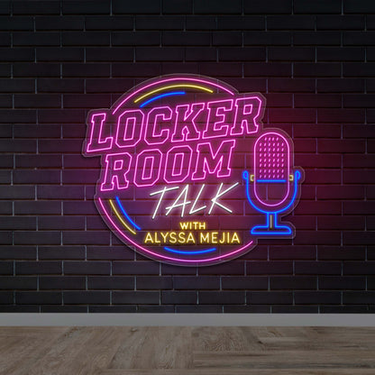 Locker Room Talk - Premium Neon Artwork