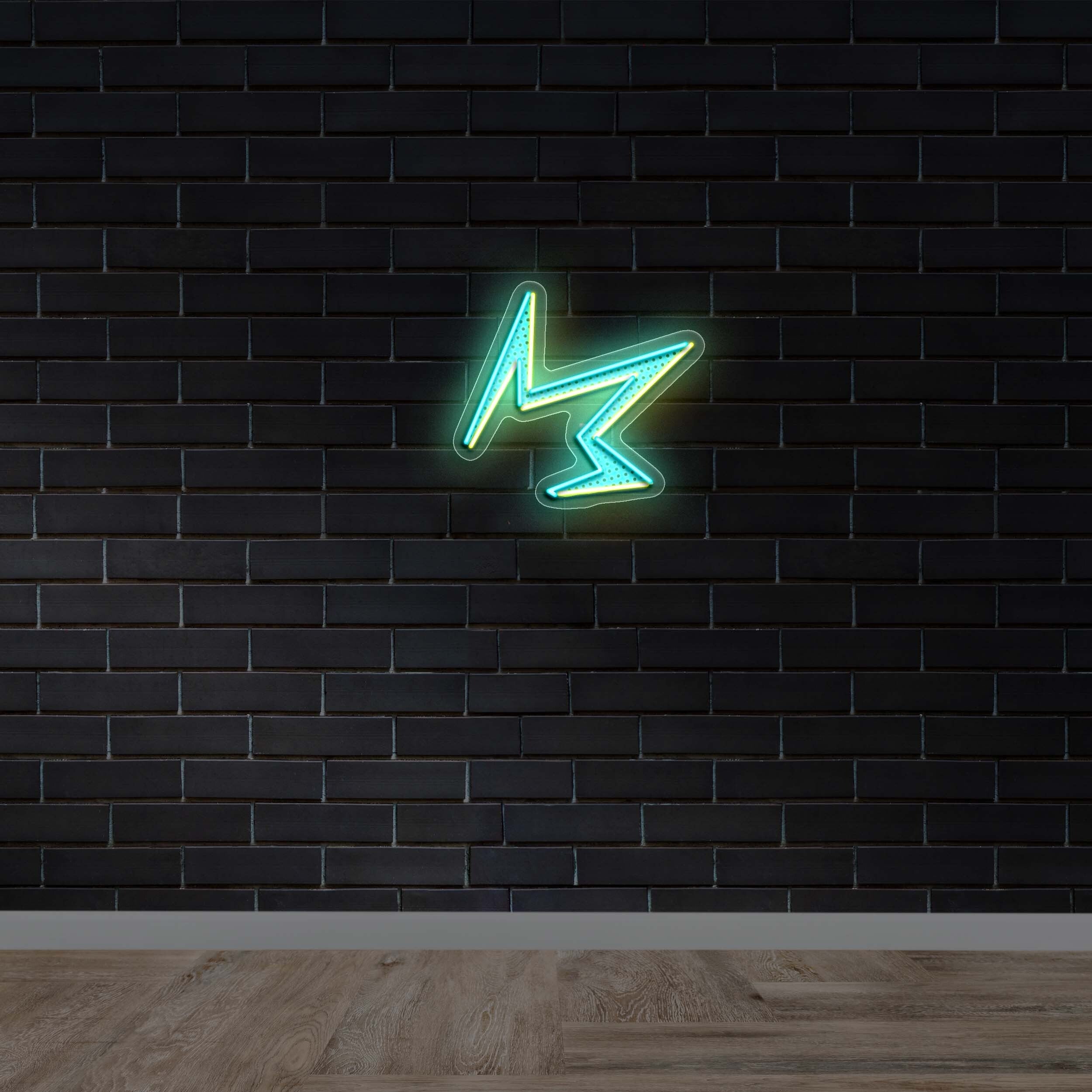 Zigzag II - Premium Neon Artwork