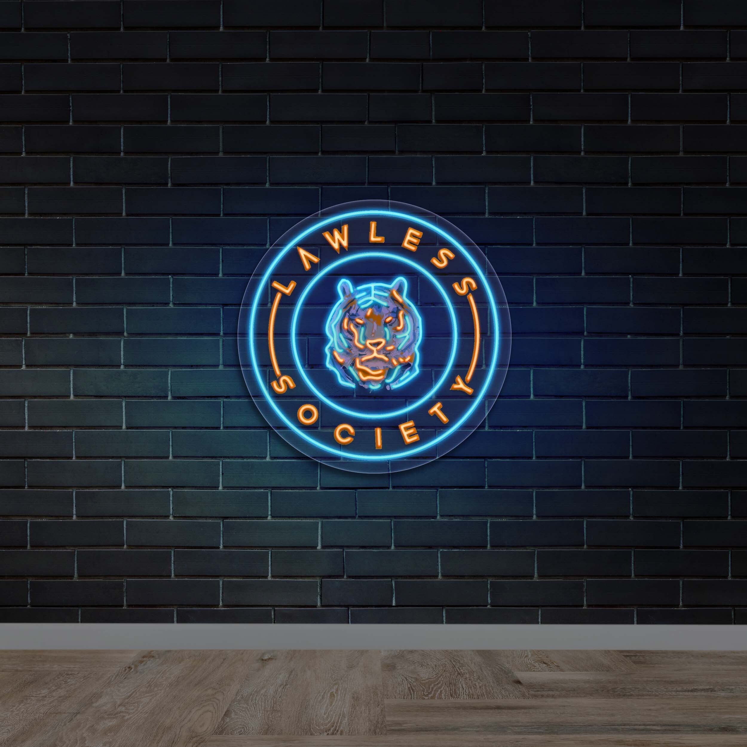 Lawless Society - Premium Neon Artwork