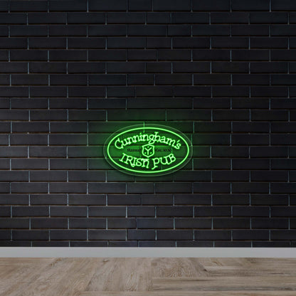 Cunninghams Irish Pub - Premium Neon Artwork