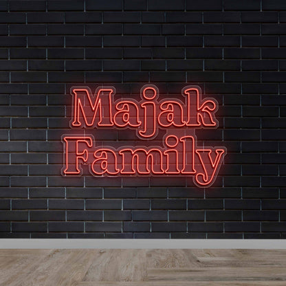 Majak Family - Premium Neon Artwork