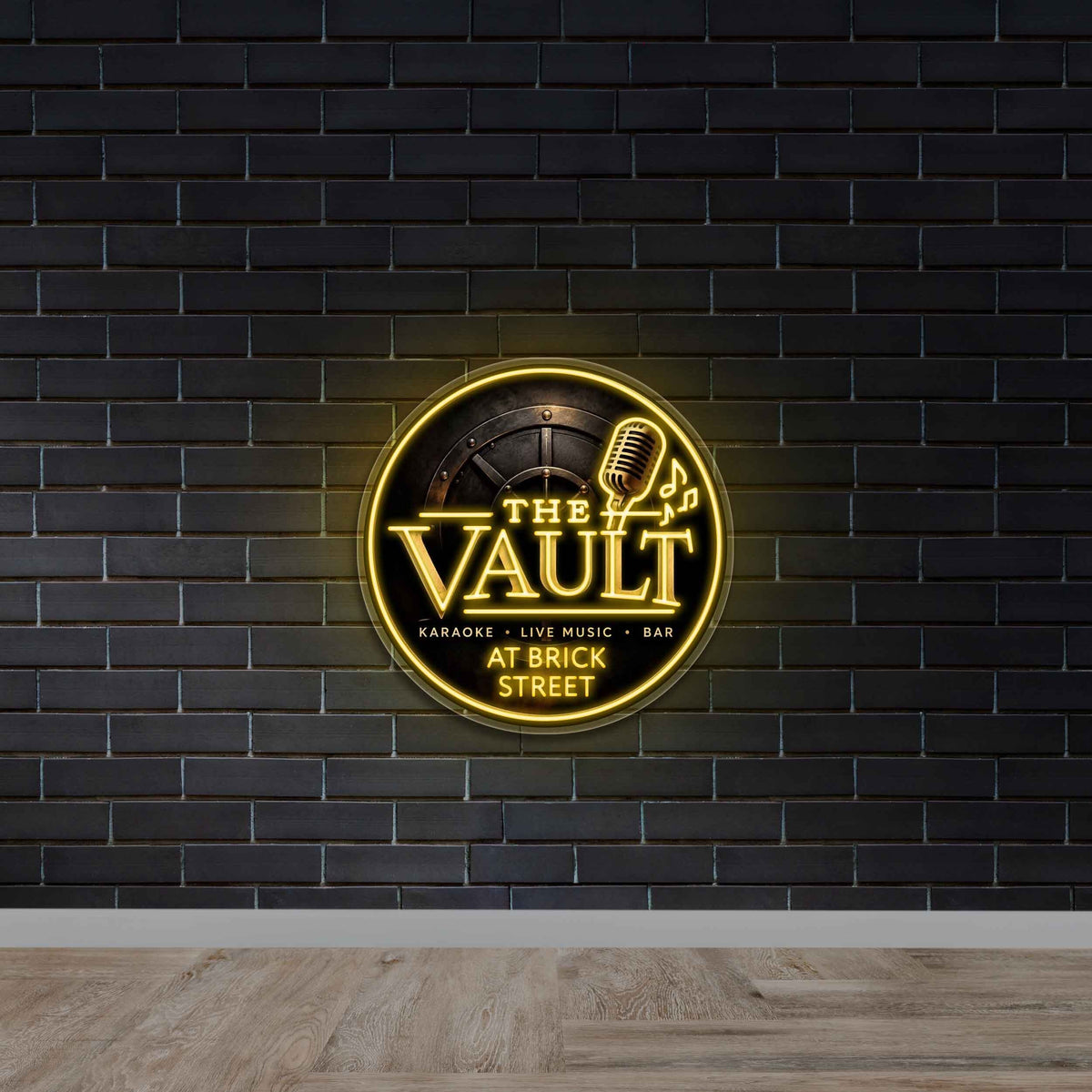 The Vault at Brick Street - Premium Neon Artwork