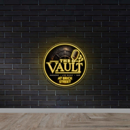 The Vault at Brick Street - Premium Neon Artwork