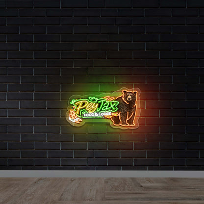 PEY JAX FOOD & LODGE - Premium Neon Artwork