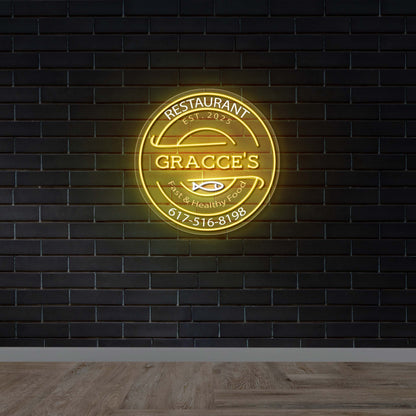 GRACCE'S - Premium Neon Artwork