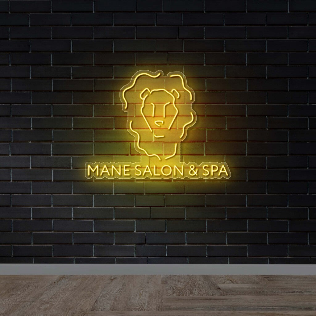MANE SALON AND SPA - Premium Neon Artwork