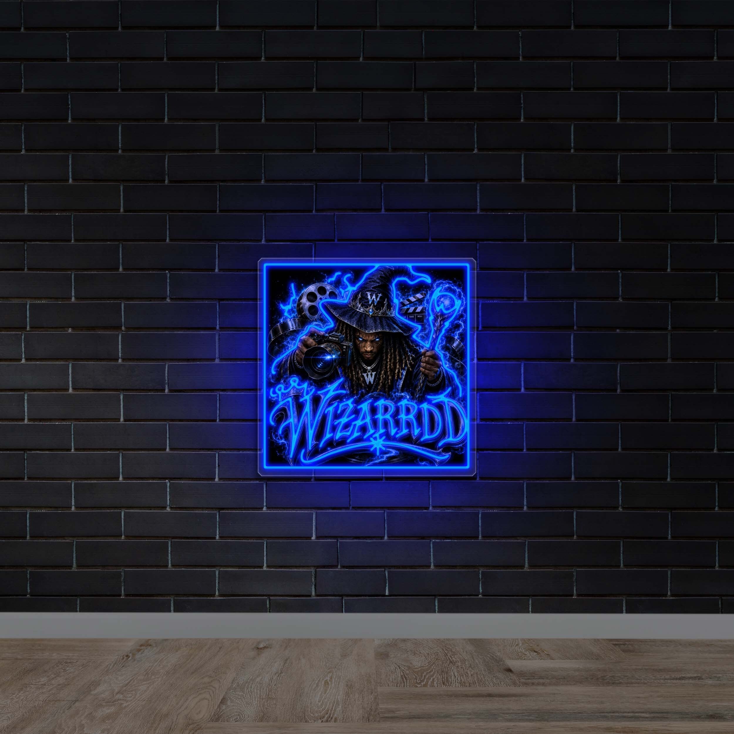 WIZARRDD - Premium Neon Artwork