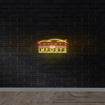 Sports & Imports - Premium Neon Artwork