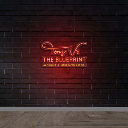 Tony V's The Blueprint - Premium Neon Artwork