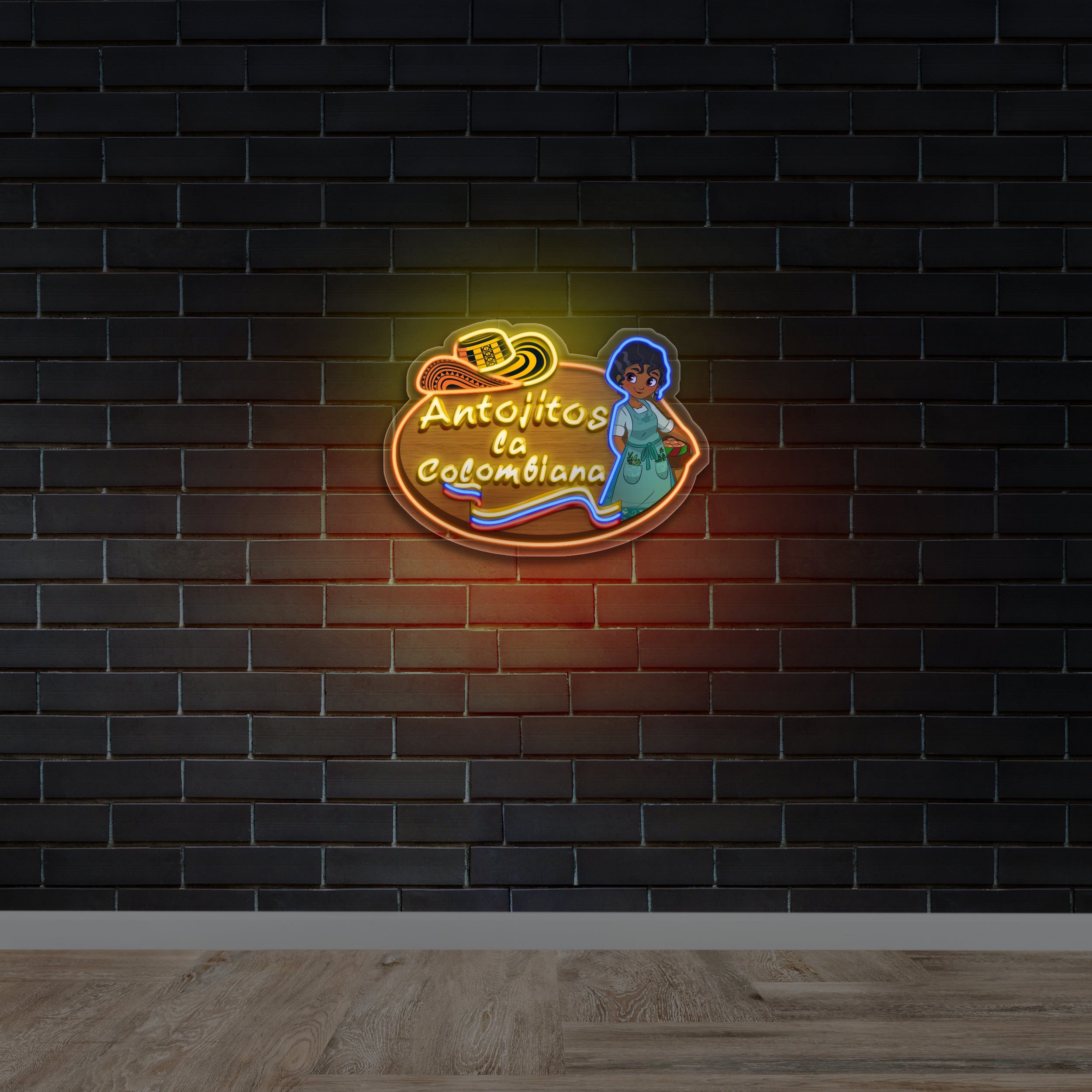 Antojitos La Colombiana - Premium Neon Artwork