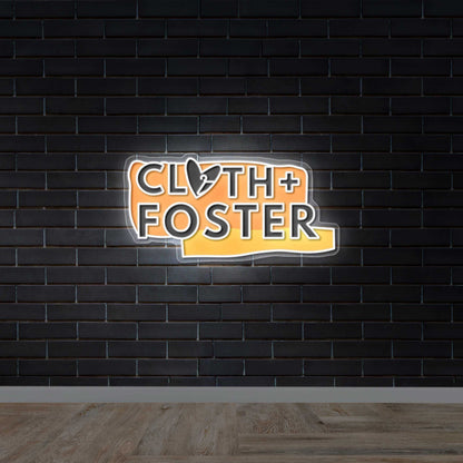 CLOTH + FOSTER - Premium Neon Artwork