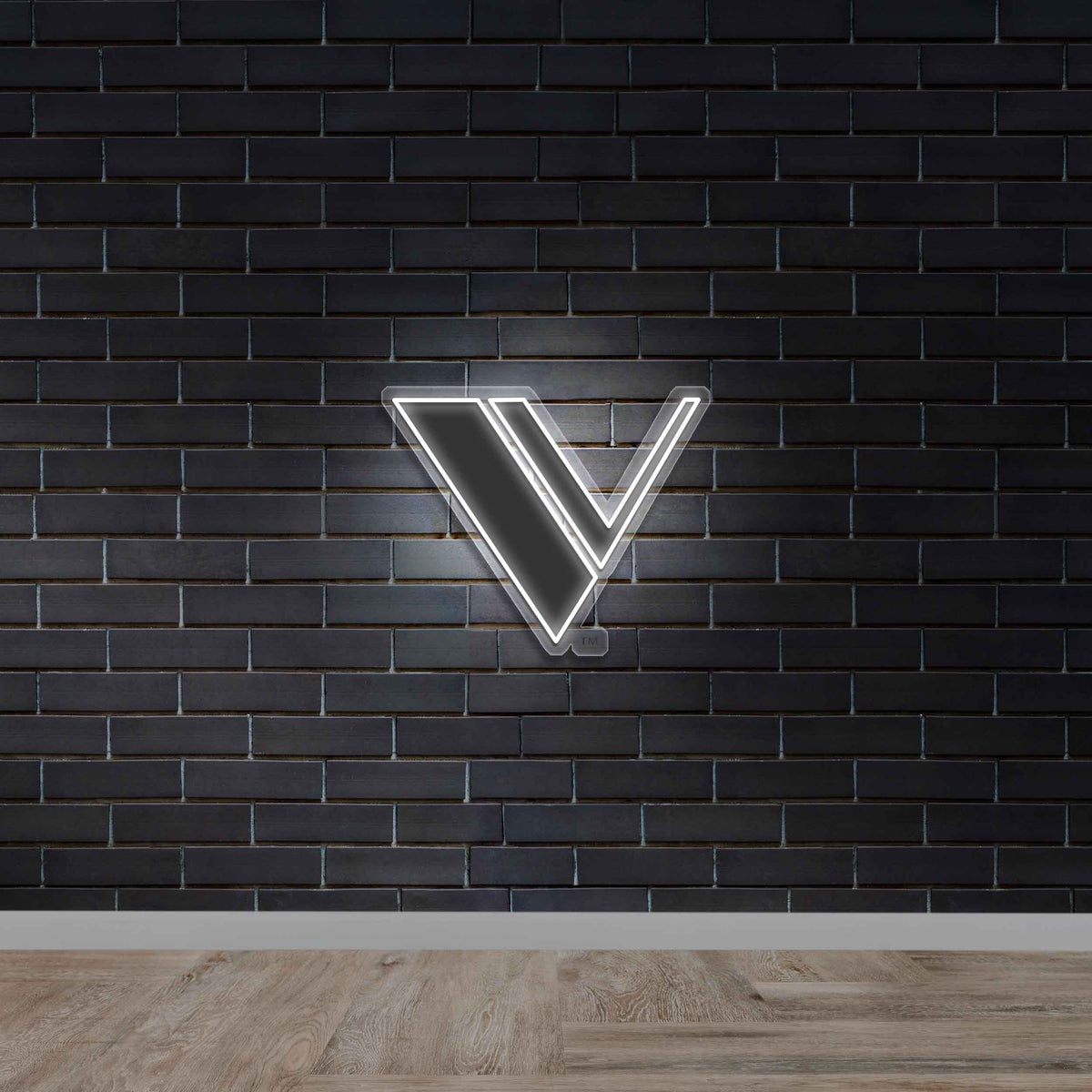 V Letter - Premium Neon Artwork