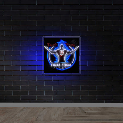 Final Form Physiques Muscle Therapy | 2nd Version - Premium Neon Artwork