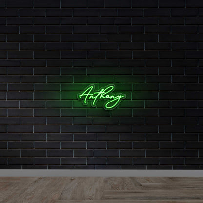 Anthony - Premium Neon Artwork