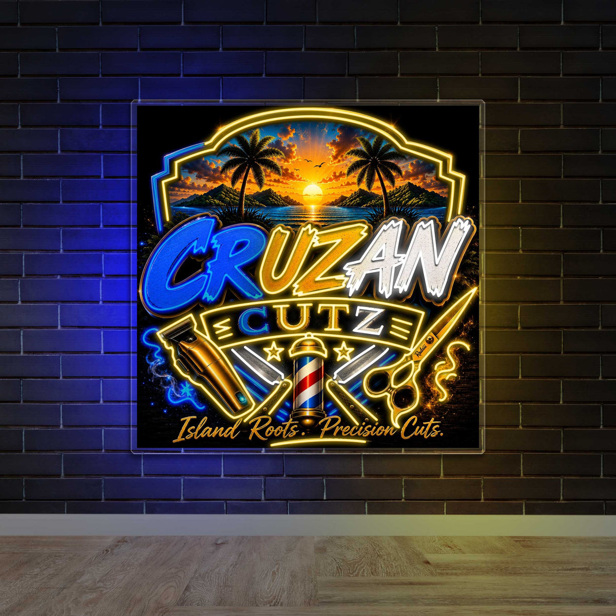 Cruzan Cutz - Premium Neon Artwork