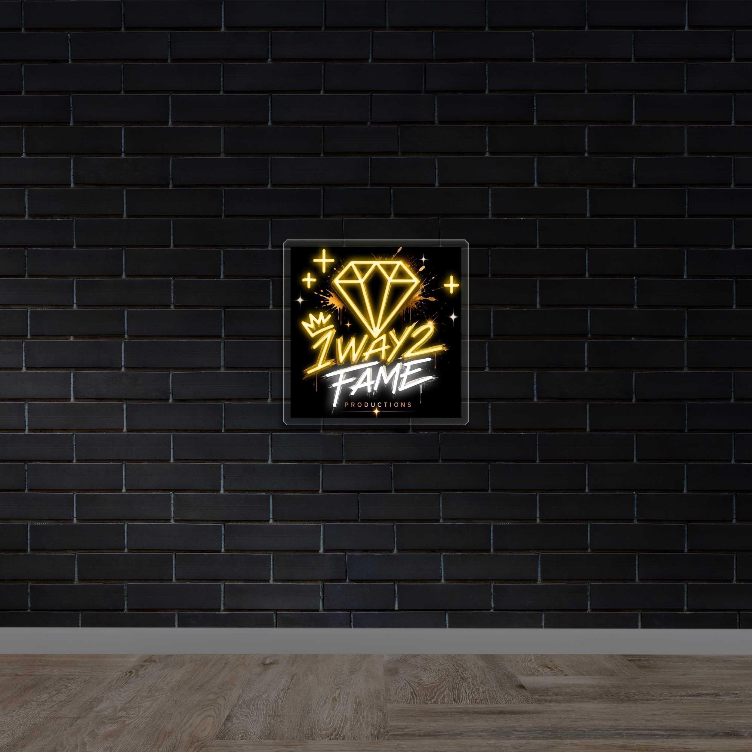 1Way2 Fame - Premium Neon Artwork