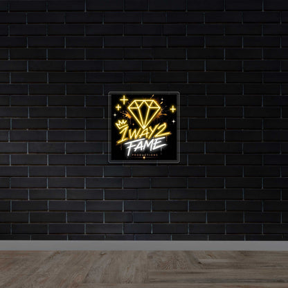 1Way2 Fame - Premium Neon Artwork
