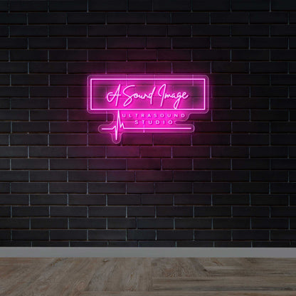 A Sound Image Ultrasound Studio - Premium Neon Artwork