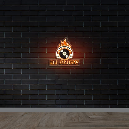 DJ AUGIE-Premium Neon Artwork
