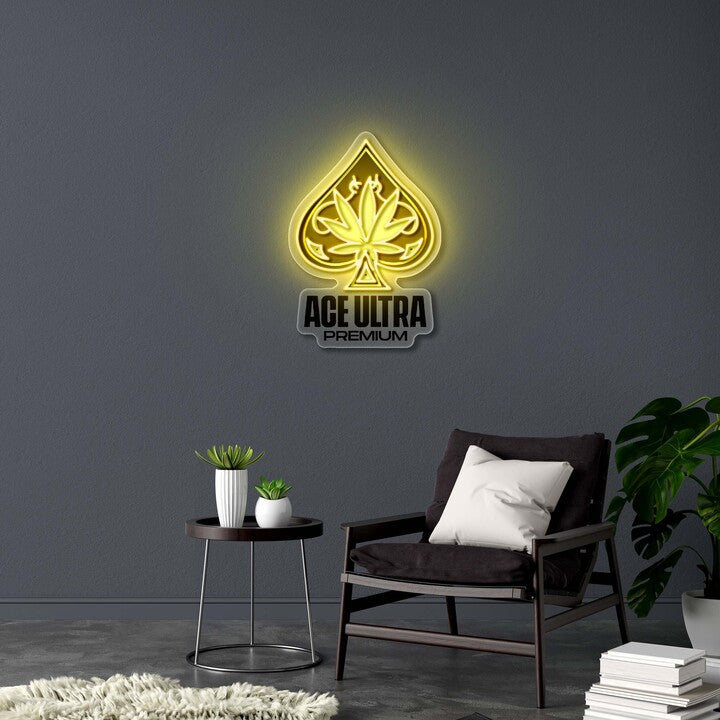 Ace Ultra - Premium Neon Artwork