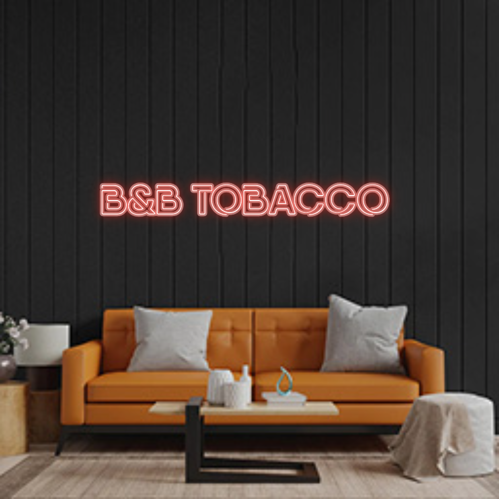 Custom Neon: B&B TOBACCO