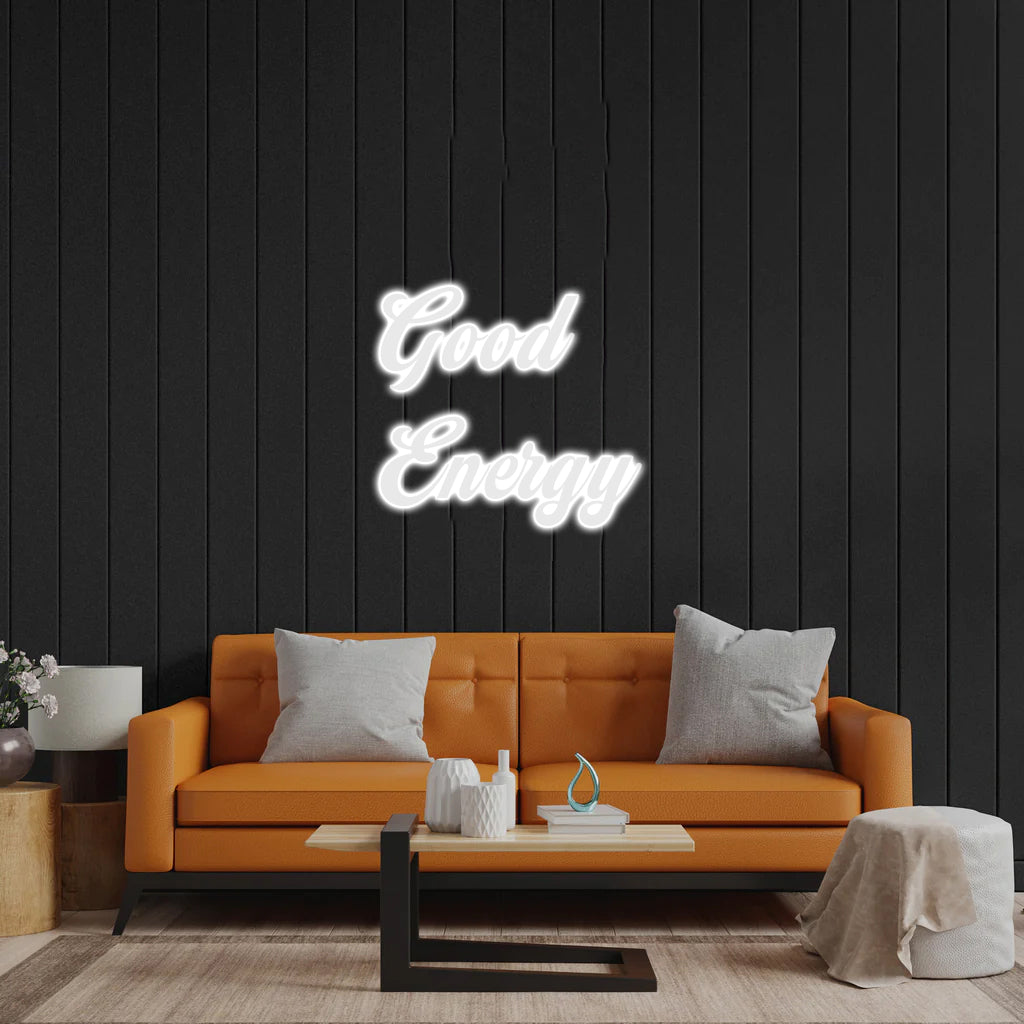 Good Energy - Premium Neon Artwork