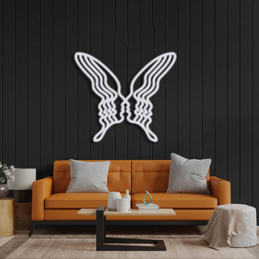 Butterfly Logo - Premium Neon Artwork