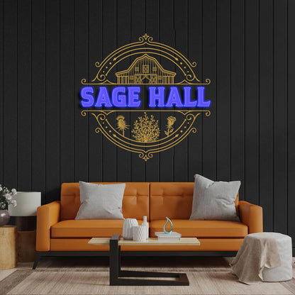 Sage Hall - Premium Neon Artwork