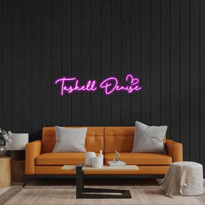 Tashell Denise - Premium Neon Artwork