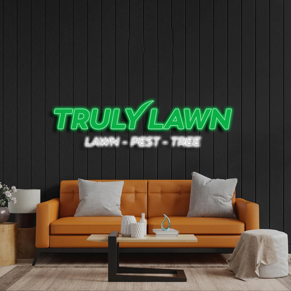 Truly Lawn 1 - Premium Neon Artwork