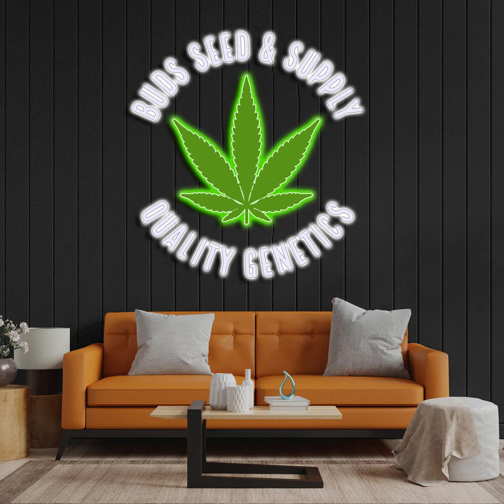Buds Seed & Supply - Premium Neon Artwork
