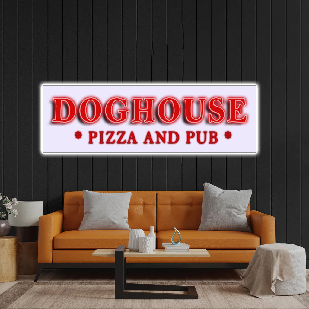 Doghouse (waterproof) - Premium Neon Artwork