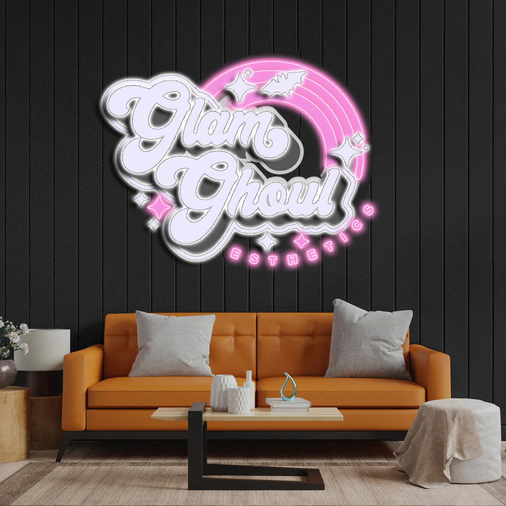 Glam Ghoul - Premium Neon Artwork