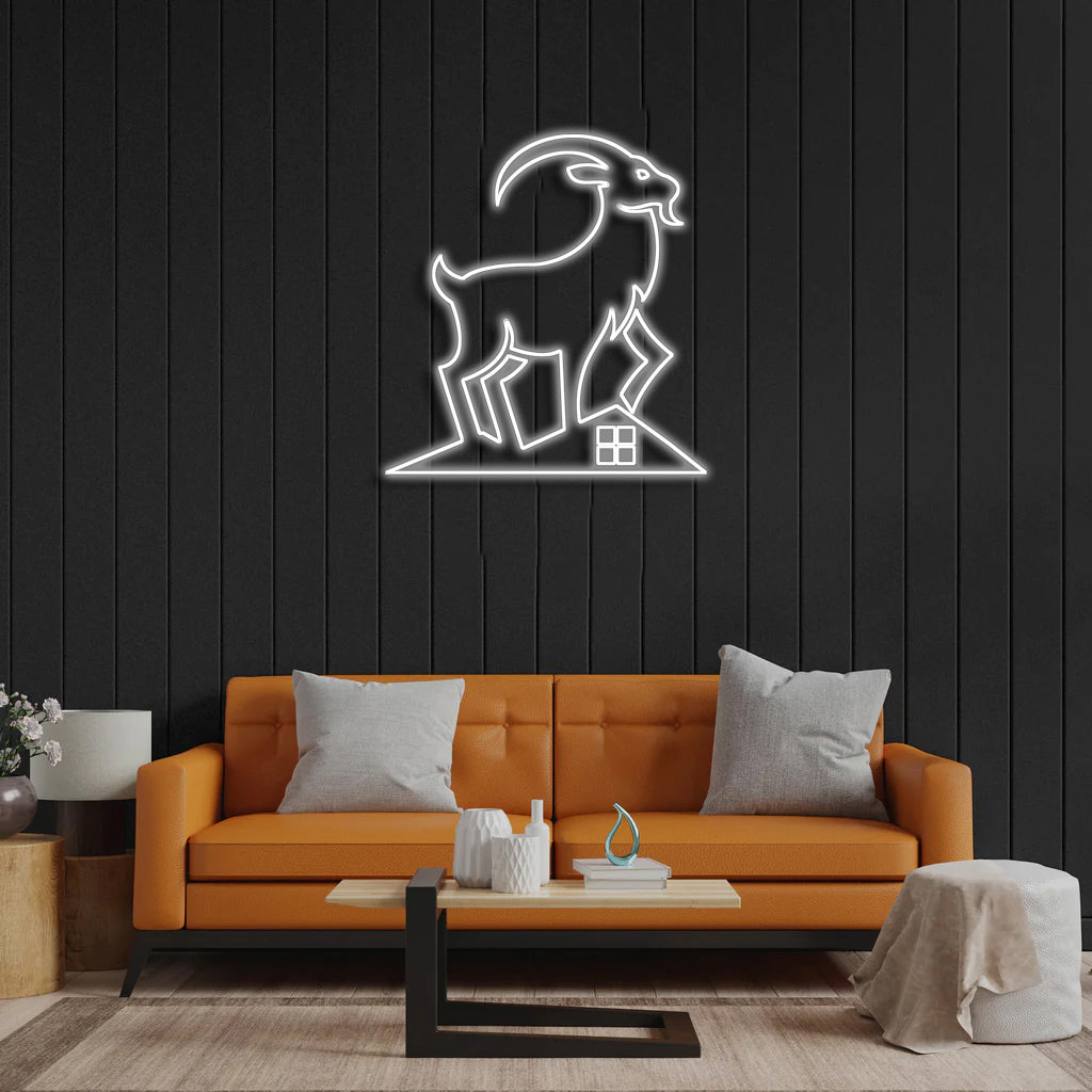 Goat - Premium Neon Artwork