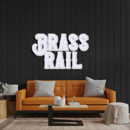 BRASS RAIL -  Premium Neon Artwork