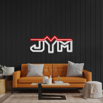 JYM - Premium Neon Artwork