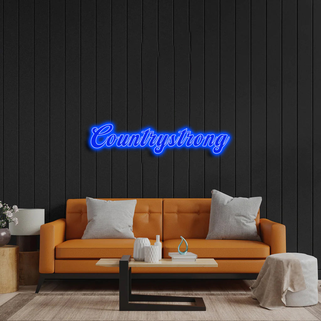 Country Strong - Premium Neon Artwork