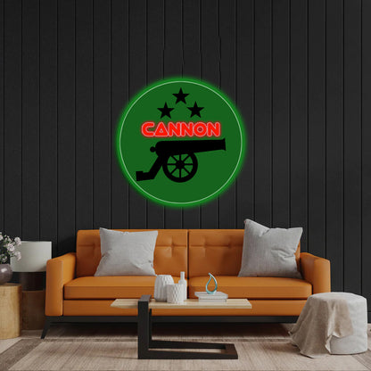 Cannon - Premium Neon Artwork