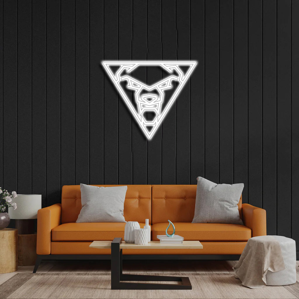 Custom Triangle Logo - Premium Neon Artwork