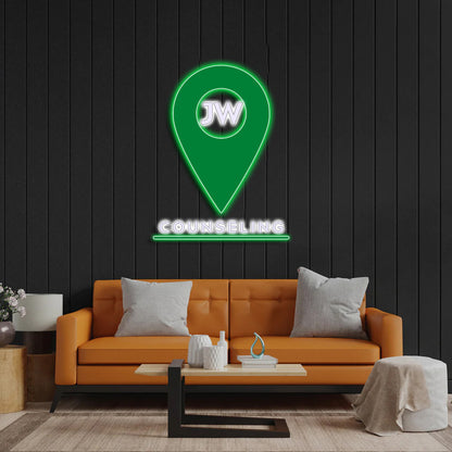 JW Counseling - Premium Neon Artwork