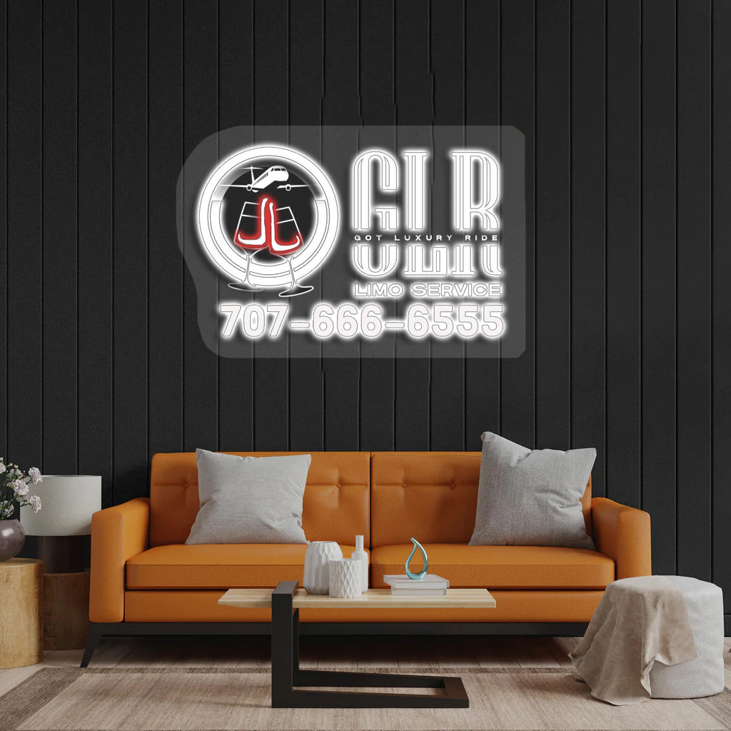 GLR Limo - Premium Neon Artwork