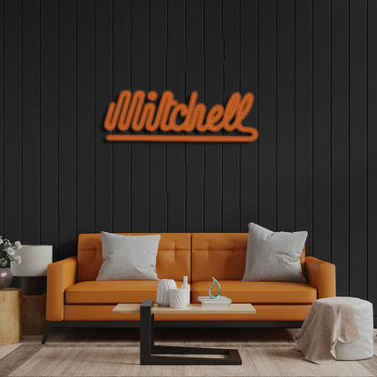 Mitchell (25 inch) - Premium Neon Artwork