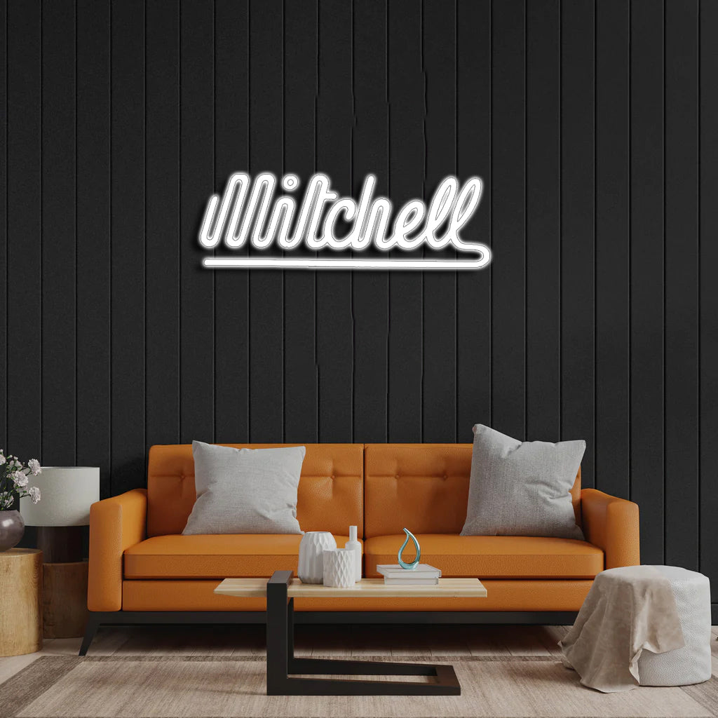 Mitchell (25 inch) - Premium Neon Artwork