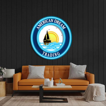 American Dream Trading - Premium Neon Artwork