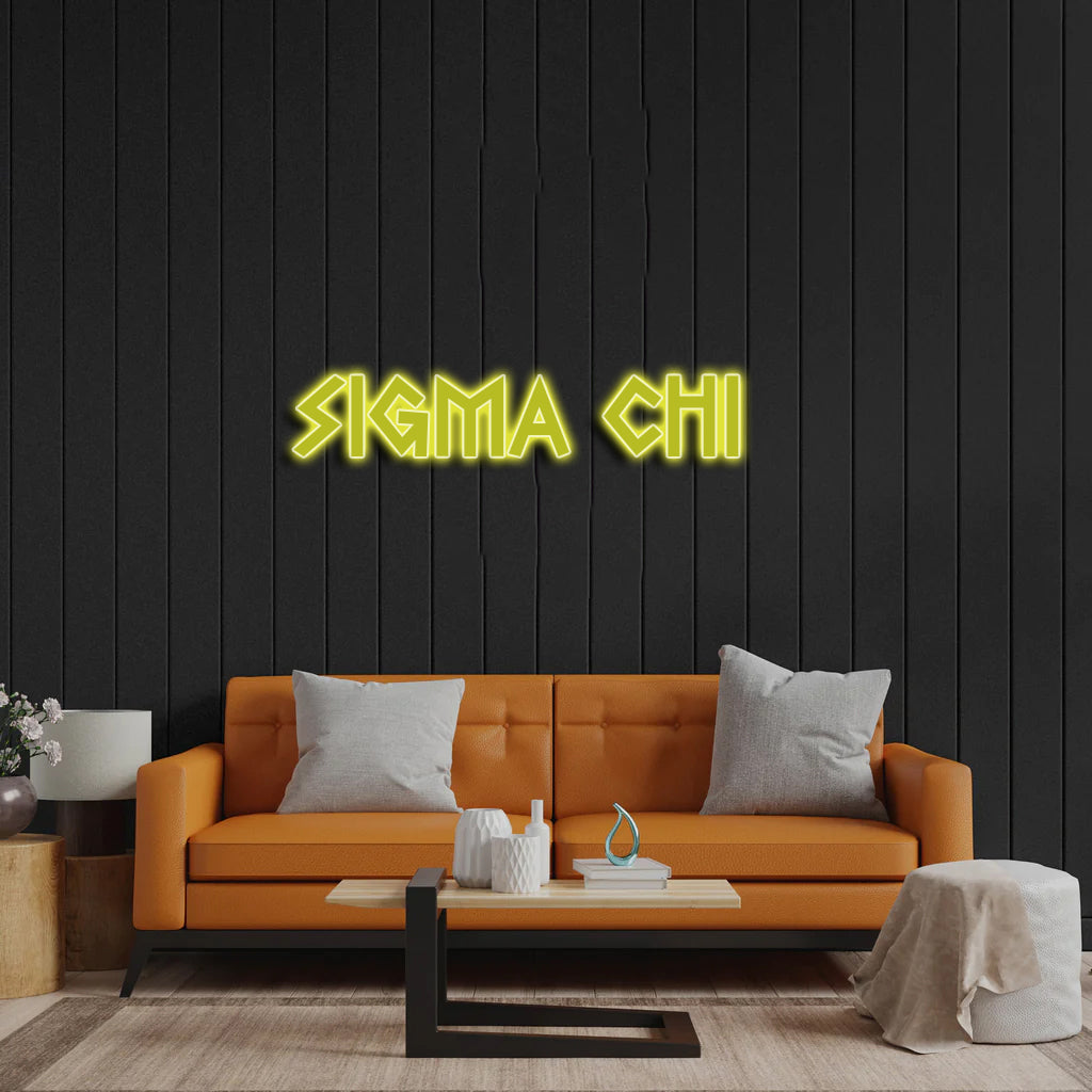 Sigma Chi - Premium Neon Artwork