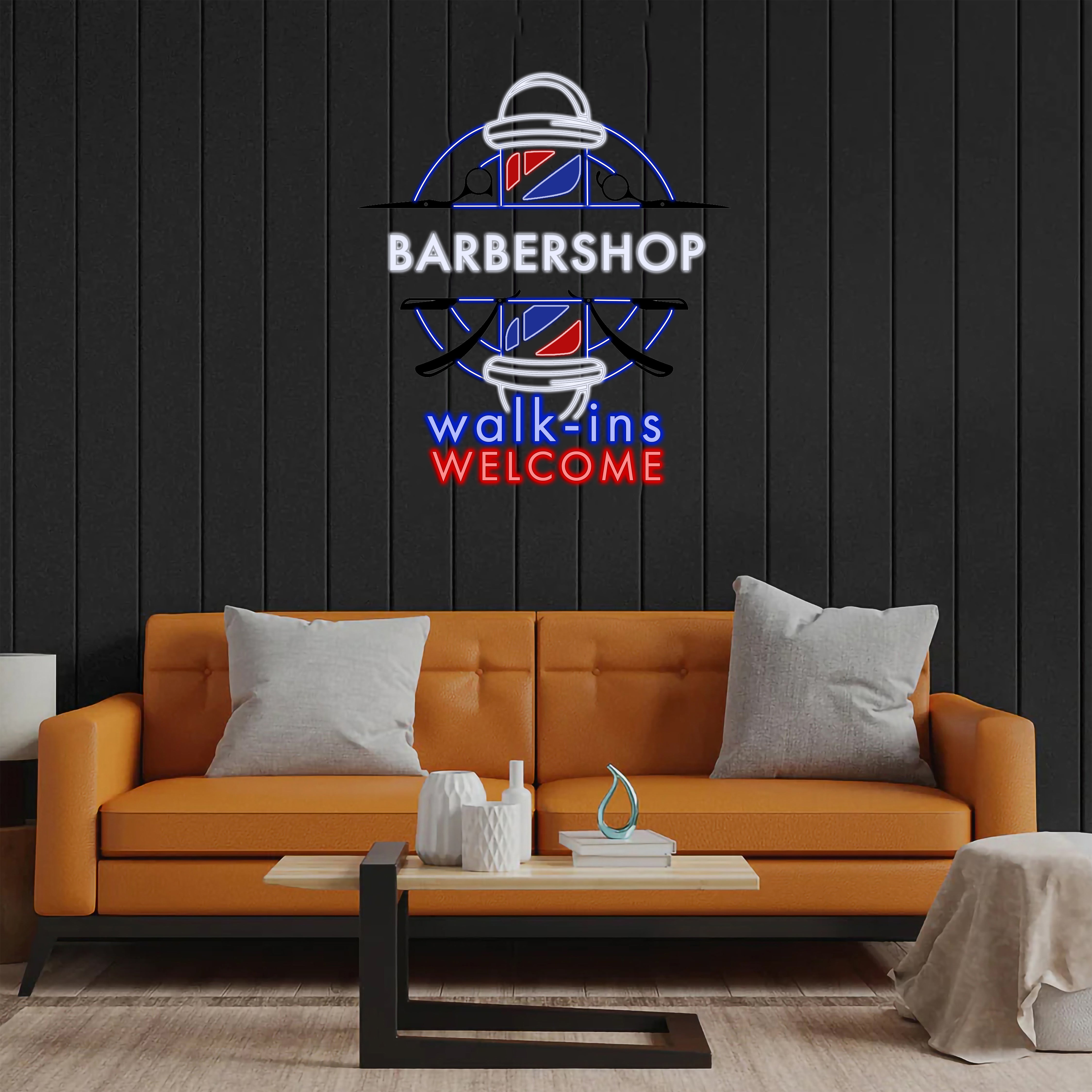 Barbershop - Premium Neon Artwork