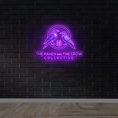 The Raven and the Crow Collective - Premium Neon Artwork