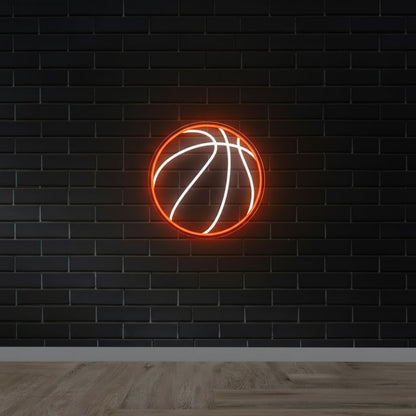 Basketball Man Cave LED Neon Sign