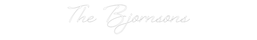 Custom Neon: The Bjornsons