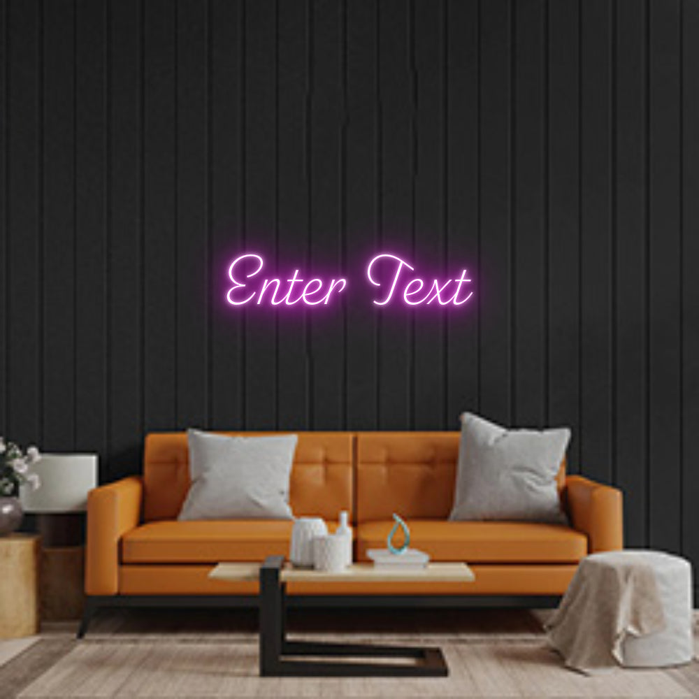 Custom Neon: Enter Text